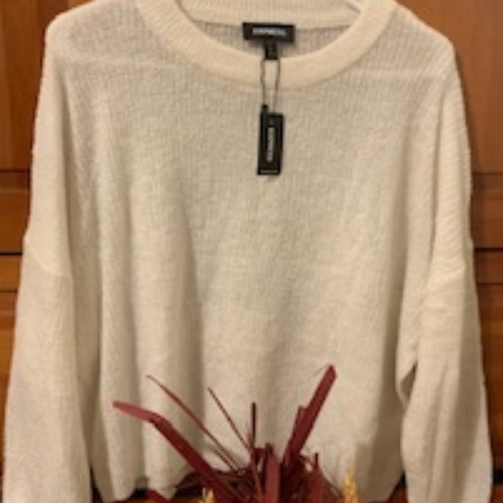 EXPRESS Open Stitch Sweater Size: LP  NWT